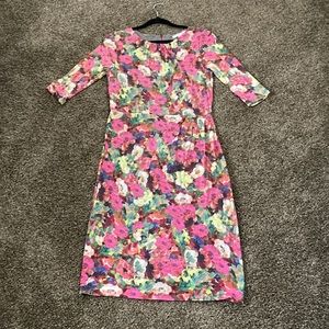 Boden abstract floral dress